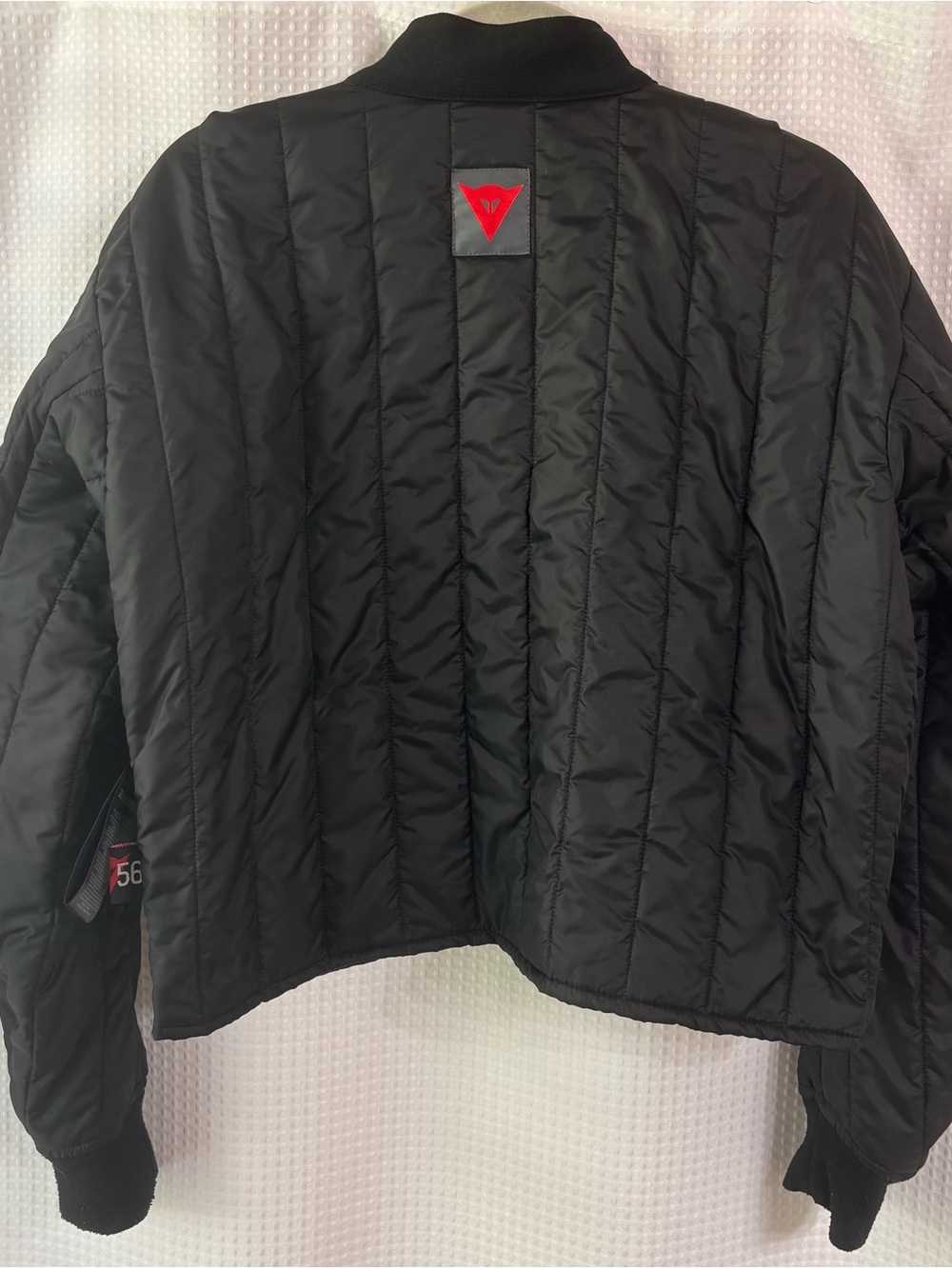 Dainese Black Quilted Thermal Zip-in Motorcycle Jacket Liner EU Size 56